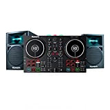 Numark Party Mix II + N-Wave 360 - Console DJ, Set da DJ per Principianti con Luci Discoteca e Mixer ...