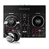Numark Party Mix Live + HF 125 - Console DJ, Set da DJ per adulti e ragazzi con luci da ...