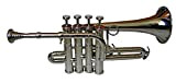 Nuovo Bb/A Intermedio Piccolo Tromba Design Britannico, con custodia rigida e bocchino