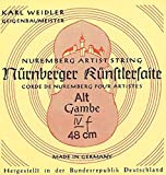Nürnberger corde per viola da gamba Anima Künstler. Avvolgimento Chrome Steel 'Do' corde di singolo