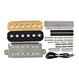 OGZA Kit Aksesori Pemetik Humbucker Gitar Magnet 5 Batang Alnico Suku Cadang DIY untuk Gitar Elektrik (Warna : Zebra N ...