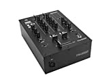 OMNITRONIC PM-222P - Mixer DJ a 2 canali con lettore, mixer a 2 canali con Bluetooth e lettore MP3