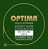 Optima 1747 CL Acoustic GOLD Strings, custom light