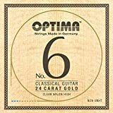 Optima No.6 Classical 24K GOLD Strings, g-3 (wound) High Tension