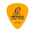 Ortega Guitars 20 Plettri da 0.71 mm - Misura Media (PU20-OGPOR-M)