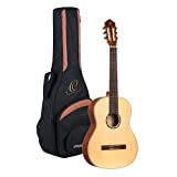 Ortega Guitars Chitarra Concerto Full Size - Serie Family - include Gig Bag - top in mogano/abete (R121)