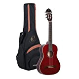 Ortega Guitars Chitarra Concerto Rossa Misura 1/2 - Serie Family - include Gig Bag - mogano/top in abete (R121-1/2WR)