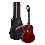 Ortega Guitars Chitarra Concerto Rossa Misura Standard - Serie Family - include Gig Bag - mogano/top in abete (R121WR)