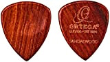 Ortega Guitars OGPW-SW2 Plettri in Legno di Sandalo, Curvi, Confezione da 2 Unità