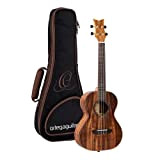 Ortega Guitars RUACA-TE Ukulele Tenore Serie Timber con Borsa da Trasporto Inclusa, Satinato A Poro Aperto, Brown