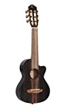 Ortega Guitars Travel Guitar elettro-acustica - Mini/Travel Series - Guitarlele 6 corde - Ebony, Mahogany (RGL5EB-CE)