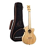 Ortega Guitars Ukulele Tenore elettro-acustico - Bamboo Series - include Deluxe Gig Bag - bamboo (RUNAB-TE)