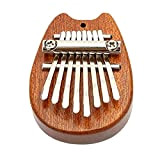 osmanthus 8 Tasti Mini Kalimba, Pianoforte portatile Exquis Doigt Harpe Facile da imparare Musical Mbira Strumento Regalo per Bambini Adulti ...