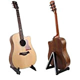 Ouuager-Home Guitar Stand Chitarra Acustica Stand Acoustic Guitar Stand Ukulele Chitarra Stand Pieghevole Leggero (Color : Black)