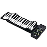 Ouuager-Home Keyboard PianoTastiera Elettronica per Pianoforte Silicon 88 Tasti Flessibile Roll Up Piano con AltoparlantePortableTeachingGirls