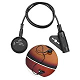 Ouuager-Home Pickup Raccolta piezo-elettrica del Microfono del Contatto trasduttore con 6,35 Millimetri di Uscita Plug Tail graffa Flessibile (Color : ...