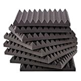 Pannelli Fonoassorbenti piramidali 50x50x5cm Grigio. Pacco da 10. Non sottovuoto