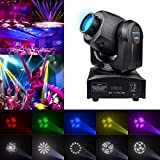 Pattern Stage Light,DJ Moving Head LED Beam Stage Lights 30W Mini Zoom Strobe Spot Lighting 7 GOBO DMX Lights with ...