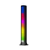PERFECTHA Luci del Ritmo di Controllo del Suono RGB, Indicatore del Livello della Musica A 32 Bit, Colori Chiari, Analizzatore ...