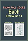 PIANO ROLL SCORE Bach Sinfonia No.14 (English Edition)