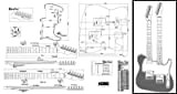 Plan of Telecaster Double Neck Chitarra Elettrica - Stampa su scala completa