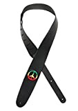 Planet Waves 25pl04 Icon Collection jamacian Peace Sign Patch chitarra Tracolla In Pelle (lunghezza: 1350 mm, larghezza: 63,50 mm)