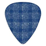Plettri per chitarra Tie Dye Indigo Premium Picks Sampler Regalo unico per chitarra (12 Count)