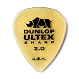 Plettro Jim Dunlop 433P73 Dun Ultex Sharp, 6 pz 6 2.0mm