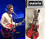 Portachiavi Chitarra Gibson Custom Es-335 Noel Gallagher Oasis