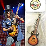 Portachiavi Chitarra Gibson Les Paul Tabacco Slash Guns N Roses