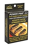 Power pins Advanced chitarra acustica ponte pin System 2.0 Black