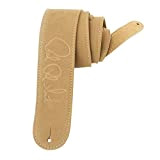 PPRS - GUITAR STRAP, TAN SUEDE (100158::008:), Tracolle per Chitarra in Suede Logo Firma Paul Reed Smith, Colore Marrone