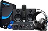 PreSonus AudioBox Studio Ultimate Bundle - Interfaccia per il 25° anniversario, microfono, cuffie, monitor e software