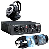 PreSonus AudioBox USB 96 Audio Interface Black + Keepdrum microfono + cuffie