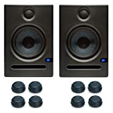 Presonus Eris E5 Studio Monitor Box 1 paio + ammortizzatore di vibrazioni Keepdrum