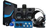 PreSonus Pacchetto AudioBox Studio Ultimate, Interfaccia Audio, Microfono, Cuffie, Monitor e Software