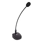 Proel EIKON EK40BMG - Microfono da tavolo con base microfonica per annunci, conferenze, chiese, Nero
