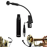PROEL EIKON HCS20 - Microfono a condensatore professionale per strumenti a fiato, Nero