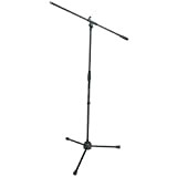 PROEL RSM180 - Asta nana a giraffa per microfono, con base tripoide in nylon, Nero, Altezza 900 x 1500 mm
