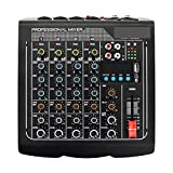 Professional Audio Mixer AM-AKS1 Audio Mixer Sound for a Wide Range of Uses (Color : Black EU Plug) (Black EU ...