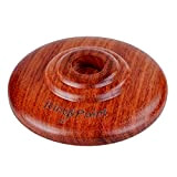 PUNK - Puntale in legno massello per violoncello, antiscivolo, Supporto a forma di violoncello con 3 fori (rosso, palissandro)