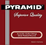 Pyramid Acoustic Guitar "Superior Quality" Silver Plated Set, heavy