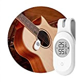 Qingping Lee Guitars Indicatore di umidità digitale Bluetooth per chitarra acustica, termometro igrometro per violino e custodia per chitarra, controllo ...