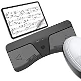QISILE Pedale Bluetooth Page Turner, interruttore a pedale, Sheet Music Page Turner Foot Pedal per molti strumenti, 16 x 6,8 ...