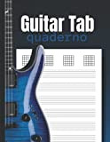 Quaderno GUITAR TAB: Quaderno di Musica Pentagrammato Professionale per Chitarra con Tablature | Quaderno Guitar Tab Rock per Chitarristi | ...
