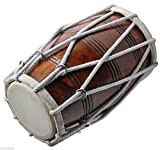 Qualità professionale Dholak drum ~ Hand made indiano Shesham Wood & speciale pelle