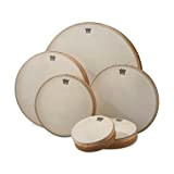 Rammo Frame Drums, Renaissance, confezione da 6 pezzi, diametro 20,3 cm, 25,4 cm, 30,5 cm, 35,6 cm, 40,6 cm, 55,9 ...