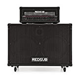 RedSub Amplificatore Basso Elettrico 100w Testata + Cabinet per Basso