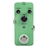 Redxiao processore True Bypass Switch Delay, Delay Effect Pedal, Metal Shell Pure Circuit Guitar Parts 9V DC per Chitarra Strumento