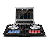 Reloop Beatmix 2 MK2-2-Deck Serato Performance PAD DJ Controller PAD, 16x pad di tamburo multicolore per l'attivazione del loop, interfaccia ...
